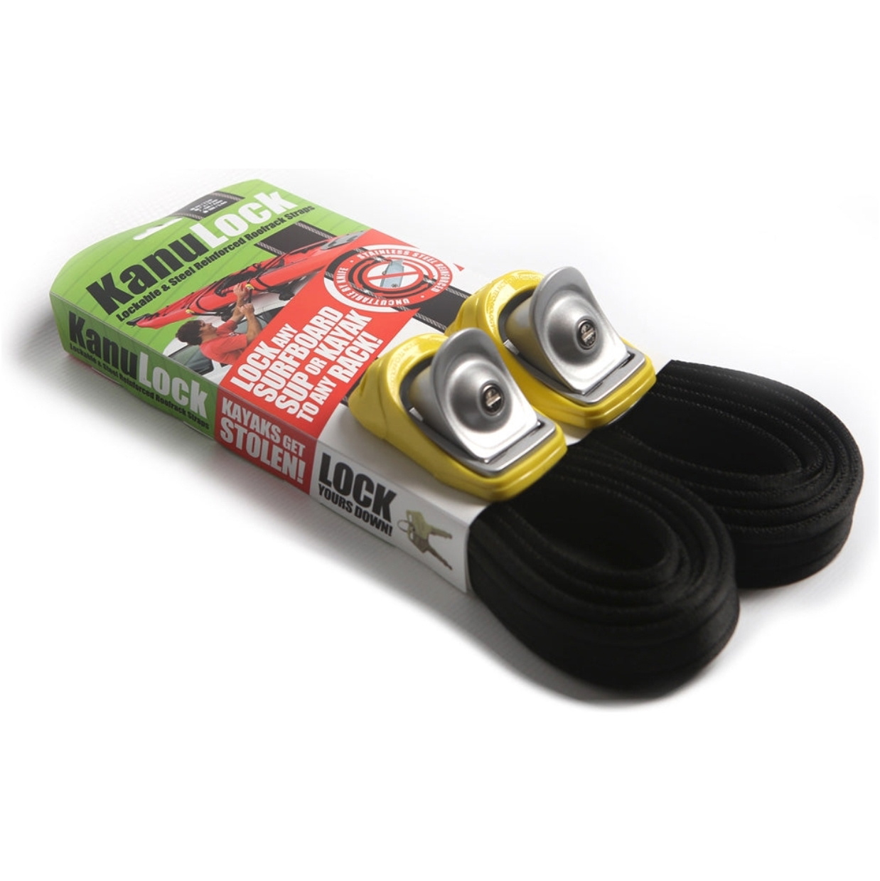 2026 KanuLock 4.0m / 13ft Lockable Tiedown Set KNLT-40M-13F